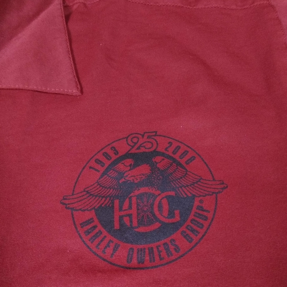 HARLEY DAVIDSON OWNERS GROUP MENS SHIRT XL - Picture 9 of 10